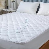 Quilted waterproof mattress protector