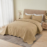 Quilted bed spread set,quilted cover set