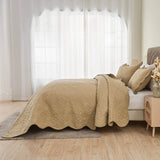 Quilted bed spread set,quilted cover set