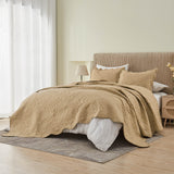 Quilted bed spread set,quilted cover set